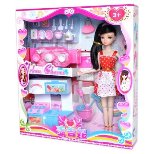 Childrens toys, dolls change show girls play toys, DIY puzzle toys, baby dolls, girl a birthday present, Gift of the girls