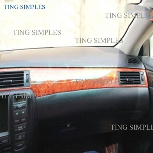 For CROWN 12 generation 05 06 07 08 09 instrument panel peach wood interior patch, center console modification accessories