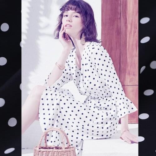 Double Crepe De Chine Silk Printing 100% Mulberry Fabric Matt Soft Breathable Clothing Fabrics Silk Cloth Sewing Material