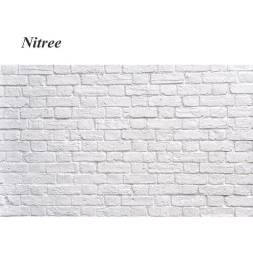 Grey White Brick Wall Photography Backgrounds Vinyl Cloth Photo Backdrops for Photo Studio Fundo Fotografia Camera Photo