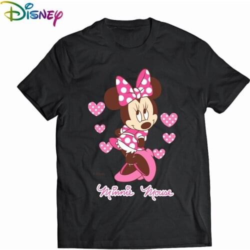 Disney 3D Women fashion cartoon Mickey Minnie Harajuku Summer kawaii top female Ulzzang oversized T-shirt with short sleeves y2k