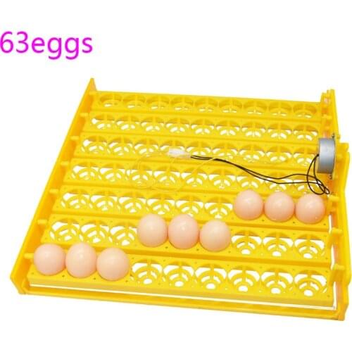 63 Eggs Incubator Turn Tray Poultry Incubation Equipment Chickens Ducks And Other Poultry Incubator Automatically Turn Eggs