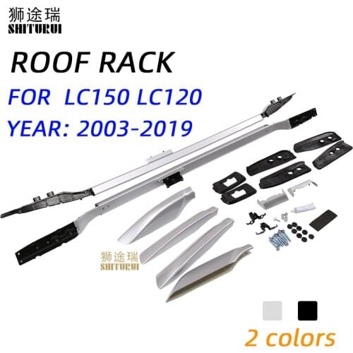 Hot roof rack roof rail bar for Toyota Land Cruiser prado 120 150 series FJ120 FJ150 KDJ120 KDJ150 LC KZJ GRJ RZJ UZJ TRJ LJ etc