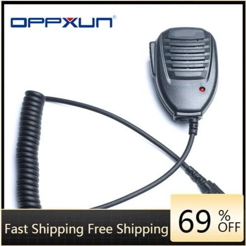100% Original BaoFeng Walkie Talkie 50km Microphone Speaker For Baofeng UV-5R BF-888S Midland Radio Communication Accessories