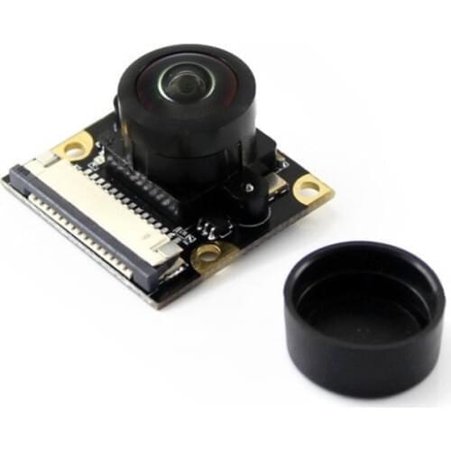 Raspberry Pi Camera Module Fisheye Lens 200 degree Wider Field of View Adjustable Focal Length 5 Mega Pixels OV5647 sensor