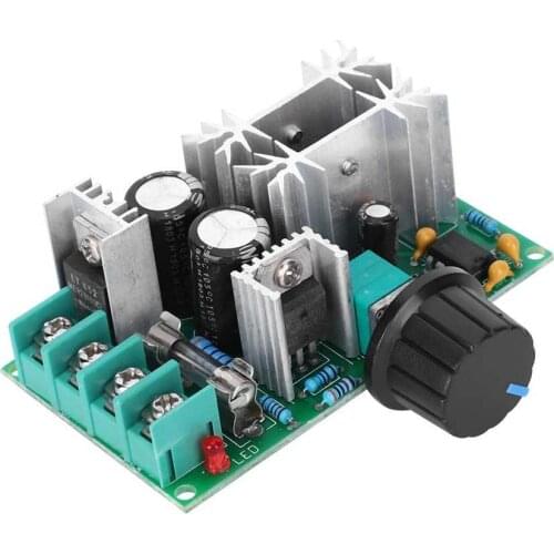 DC 12-48V PWM Motor Speed Control Module Switch Governor Power Regulation Fan 0-20A Current Voltage Regulator High Power Drive