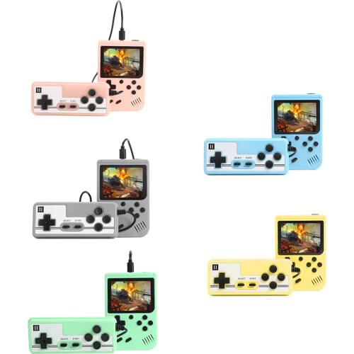 Portable Retro Game Console 3.0 Inch Handheld Game Player Mini Pocket Video Game Console Built-in 500 Classic Games for Kid Gift