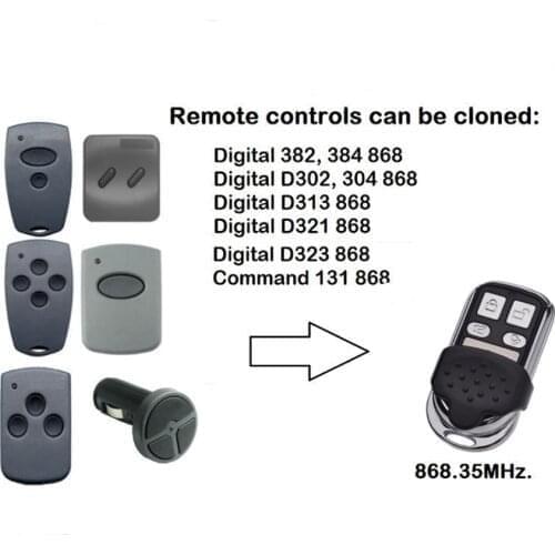 For Marantec Digital 868 MHz garage door gate remote control MARANTEC transmitter garage command gate remote controller
