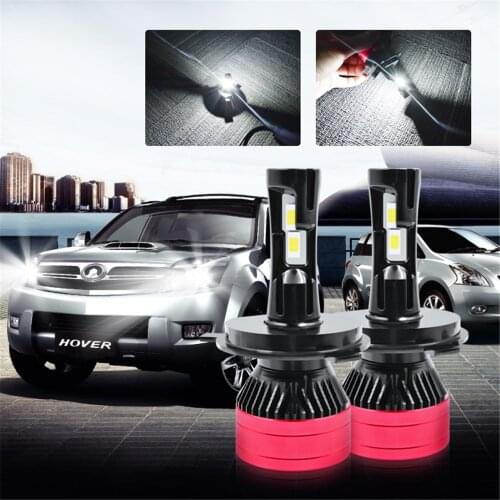 H4 H7 H11 LED Headlight Bulbs 9005 9006 High-Power Car Fog Lamp Double Copper Tube D35 Auto Headlamps Super Bright LED Headlight