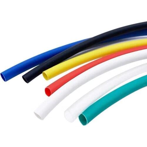 2: 1 color 1mm 2mm 3mm 5mm 6mm 8mm diameter shrink tube hot shrink tube winding line for DIY connector data line maintenance 1M