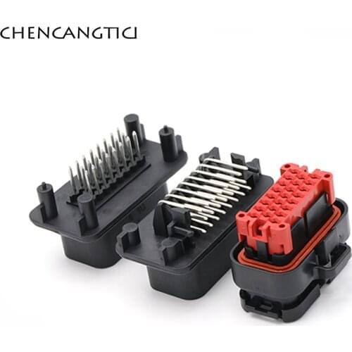 1 Set 23 Pin Way Waterproof Tyco AMP ECU Connector Automotive Male Or Female Plug For PCB Socket 776228-1 770680-1 776087-1