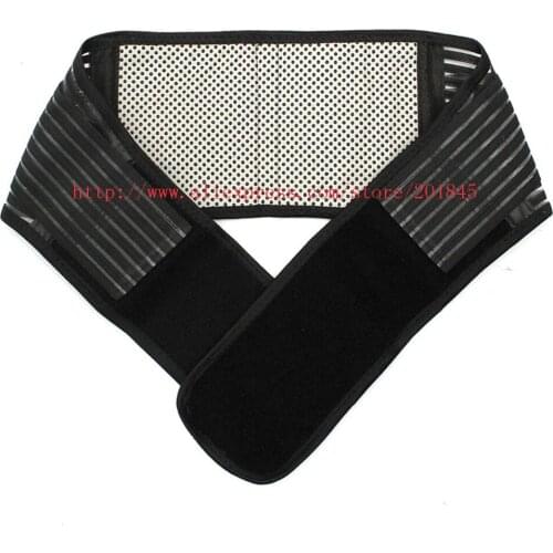 1Pcs Self-heating Magnetic Herapy Waist Brace Belts Lumbar Support Adjustable Length Tourmaline Belt Sports Protector