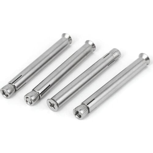 10pcs M6/M8/M10 Metal Processing Thread Long Countersunk Flat Head Expansion Anchor Bolts Stainless Steel Expansion Screw