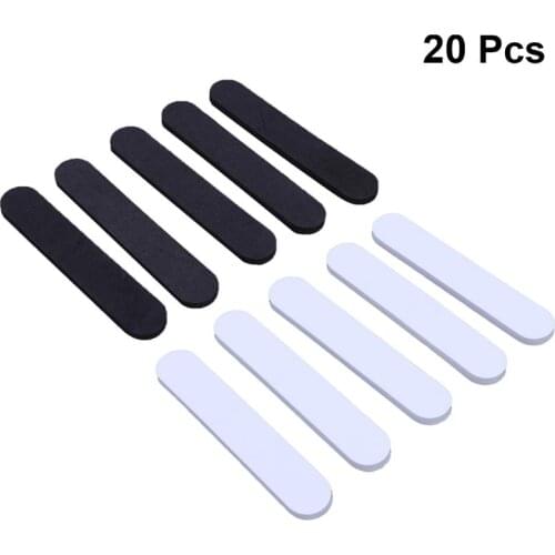 20pcs Hat Size Reducer EVA Foam Cap Size Reducer Tape Sweatband Hats Cap Saver Hat Size Sticker Black 10 Black And 10 White