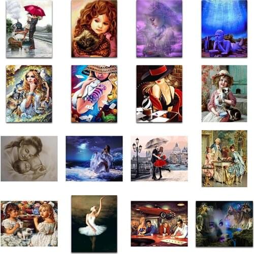 Full Round Diamond embroidery portrait 5D DIY Diamond painting Cross stitch religion Buddha Full Square Diamond mosaic beauty