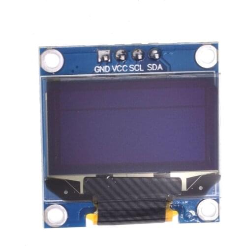 White 3-5V 0.96" I2C Serial 128X64 OLED LCD LED Display Module diy electronics