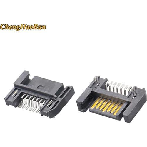ChengHaoRan 5pcs Per Lot Sata 7 Pin SMT SMD Male Date Adapter Connector For Hard Drive HDD
