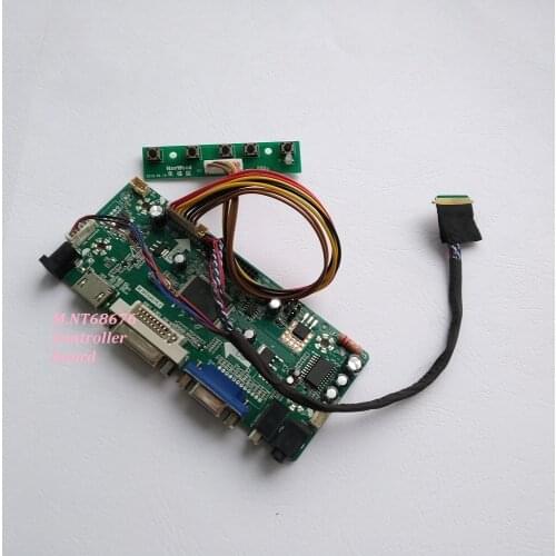 For B140XW02 V0/V1 B140XW02 V2/V3/V4 1366X768 Panel 40pin Controller board Kit LED HDMI-compatible DVI VGA LED LCD DIY