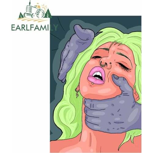 EARLFAMILY 13cm x 9cm For Slap Car Stickers Personality Creative Decal Vinyl Material Waterproof Scratch-Proof Decoration