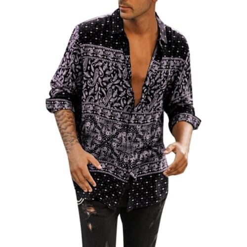 Feitong Men's Long Shirts