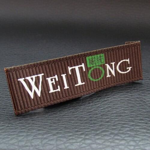 Customized woven labels/logo/printed clothing label embroidered tag 1000 pcs/ lot