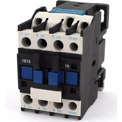 Power AC Contactor 1NO AC 220V 50/60Hz Coil Motor Starter Relay 32A 3-Phase-Pole