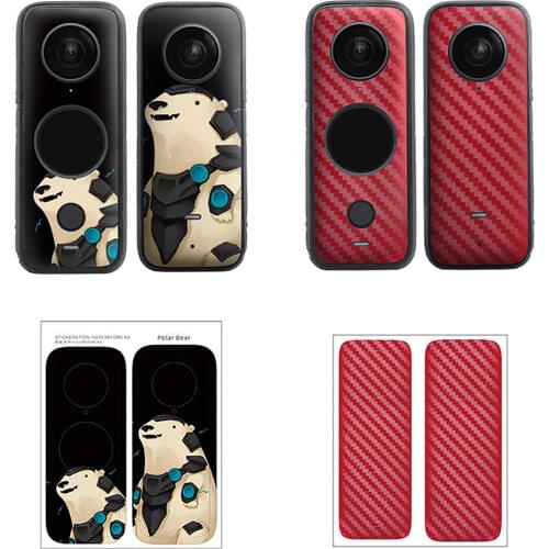 PVC Stickers Skin Decals Protective Film for Insta360 ONE X2 Panoramic Camera Anti-Scratch Skin Sticker Cover Protector