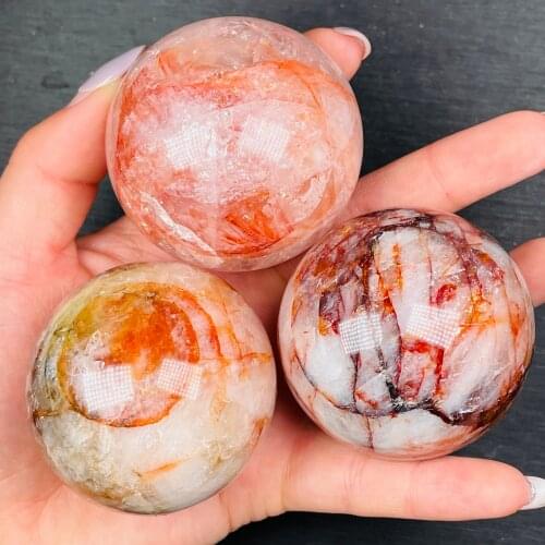 New!!! Natural Multi-inclusions Crystal Ball Material Minerals Collection Home Decor