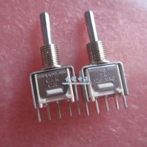 Original new 100% T103SHV3QE high precision button swing switch 3pin 3gear 0.4VA shake head