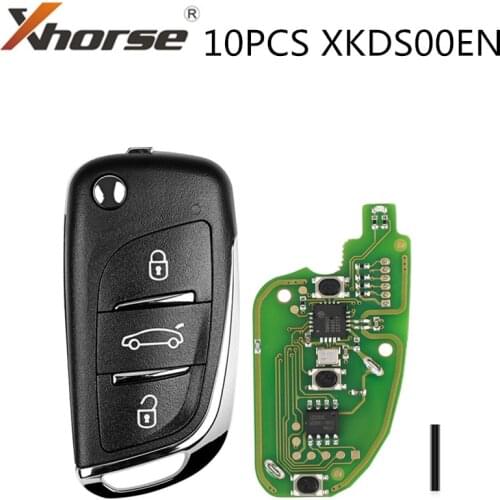 XHORSE XKDS00EN VVDI2 For V-W DS Type Remote Key 3 Buttons 10pcs