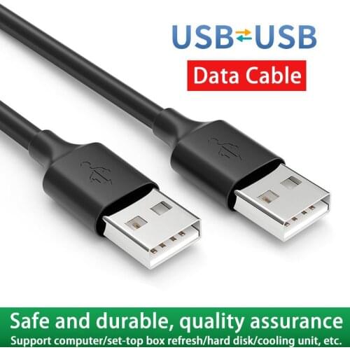 Silica Gel USB to USB Extension Cable Type A Male to Male USB Extender for Radiator Hard Disk Webcom Camera USB Cable Extens