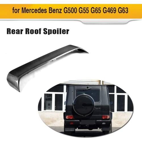 Carbon Fiber Car Rear Roof Lip Spoiler For Mercedes Benz G Class G550 G63 AMG 2013 - 2017