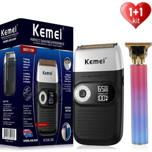 T Hair Clipper Tondeuse+Beard Shaver Razor Mens Vintage Trimmer 0mm Barber Hair Cutting Machine Zero Gapped Mower Cutter