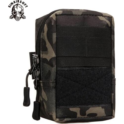 SINAIRSOFT Tactical Molle Pouch Belt Waist Bag Military Hunting Waist Fanny Phone Bag Men 1000D Fabric-Waterproof Outdoor Bag