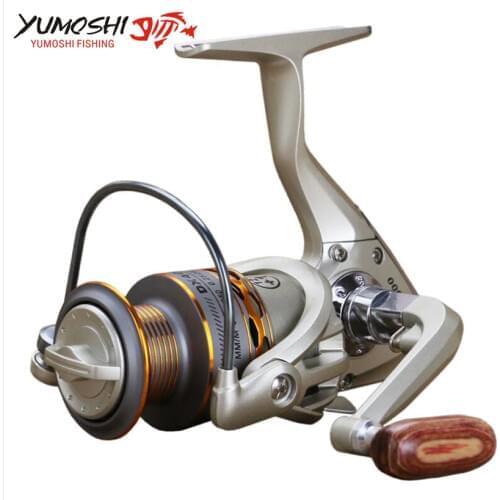 Yumoshi DX 1000- 7000 13BB 5.5 : 1 Fishing Reel Wheel Metal Spool Spinning Fishing Reels Hot-selling Fishing tools For Fishing