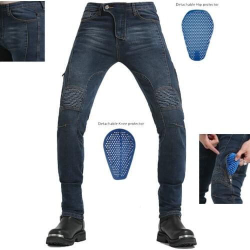 Protective knee pads motorcycle racing pants / professional cross country motorcycle pants motorcycle racing suit