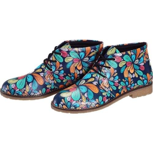 Digital printed women hashpapi boots
