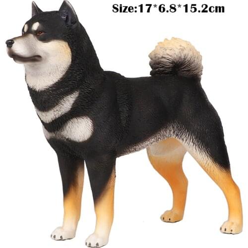 Golden Retriever, Akita, Shiba Inu, Bulldog Model Simulation Animal Model Action & Toy Figures Children Gift Collections Hobbies