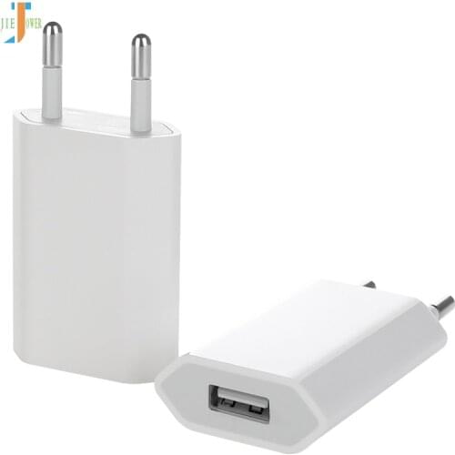 100pcs/lot European USB Power Adapter EU Plug Wall Travel Charger for Iphone for Samsung for LG G5 Xiaomi Huawei Sony Nokia
