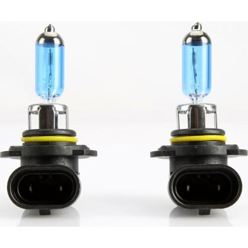 2Pcs 9005 12V 100W 4300K Clear Bright Car White Halogen Bulb Headlight Fog Lights