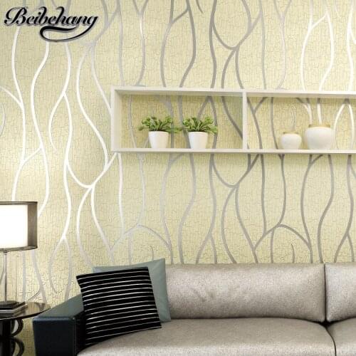 Beibehang 3D Stereo Striped Wallpapers Living Room TV background wallpaper Modern minimalist bedroom deerskin Wall paper