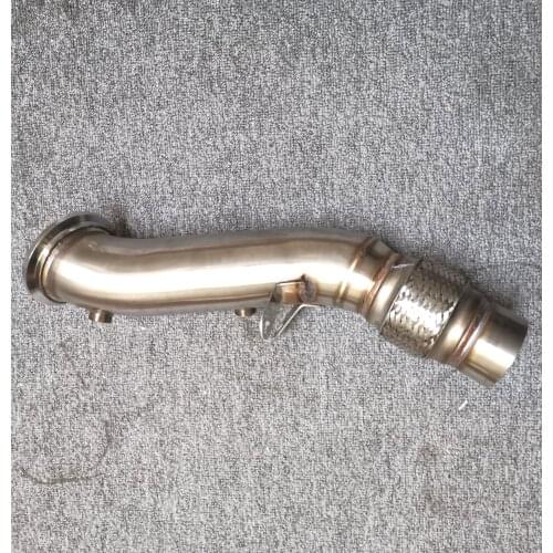 4inch cast catless turbo downpipe exhaust pipe for bmw b48 2.0t engine 325 330 425 430 530 120 220 x3 x4 x5