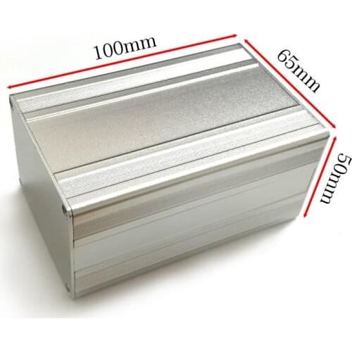 65*50*100mm Aluminum Enclosure PCB Instrument Case Electronics Enclosure Box Desktop DIY NEW