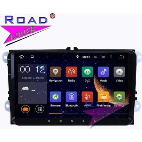 TOPNAVI 4G+32GB New Android 8.0 Octa Core Car GPS Navigation Multimedia For VW Caddy Polo EOS Passat Tiguan Golf Stereo NO DVD