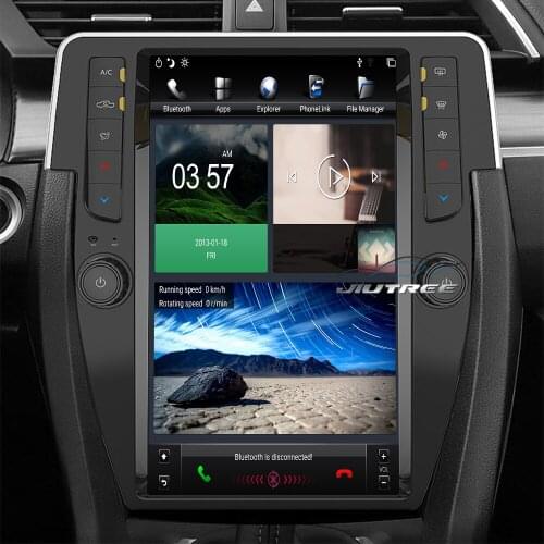 11.8 inch 2 din Android Car radio Stereo receiver For Honda Civic 2016 Autoradio Tesla style GPS navigation Tape Recorder DSP