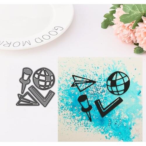 Paper airplane Metal Cutting Dies Embossing Scrapbooking Stencil Craft Cut Dies For DIY Card Handmade