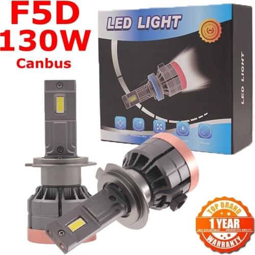 F5 D 130W 13000LM H4 9005 9007 H11 h13 H7 LED Headlights Bulb Fog Light H7 H11 H8 9005 9006 H1 880 Car LED Headlamp Kit