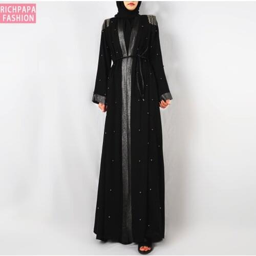 Ramadan Eid Abaya Kimono Dubai Turkey Hijab Muslim Dress Caftan Marocain Kaftan Islamic Clothing For Women Islam Robe Musulman