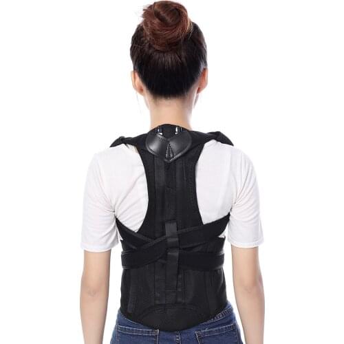 Back Waist Posture Corrector Adjustable Correction Belt Shoulder Lumbar Trainer Brace Spine Support Vest