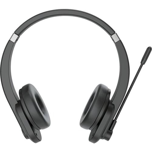 Lightweight HiFi Stereo Bluetooth Headset 3.5mm Jack Business Call Center With Microphone Conference Computer Gaming Softphone